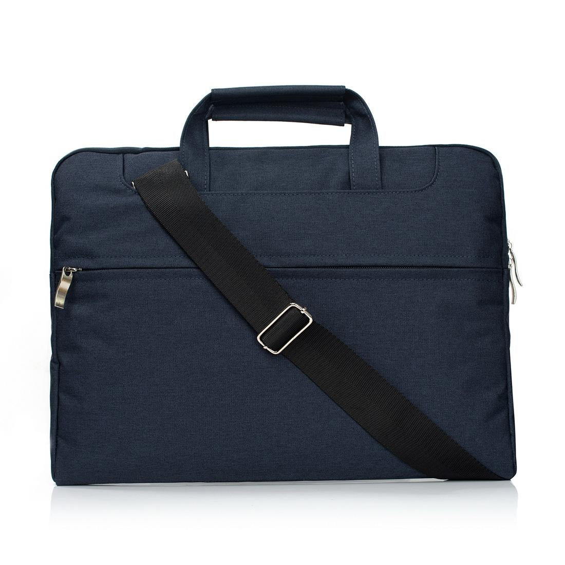 NNEDSZ 11.6 Inch Laptop Bag - Portable one Shoulder Zipper for Macbook Samsung Sony Dell Alienware Chuwi Asus Hp - Dark Blue